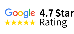 4.7 star google review rating